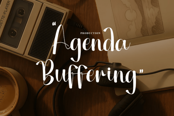 Agenda Buffering: A Font for Campaigns That Speak with Grace