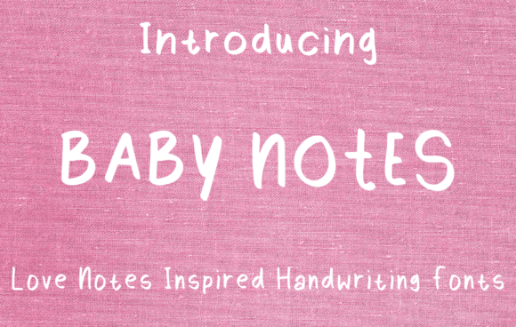 Baby Notes: A Script Font That Adds Warmth to Digital Design