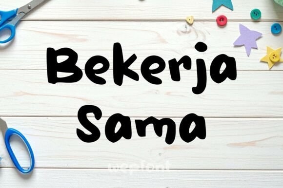 Bekerja Sama: A Font That Speaks with Personality