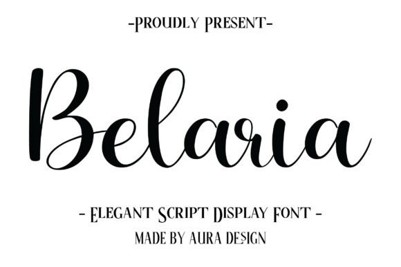 Belaria: A Script Font That Elevates Digital Branding
