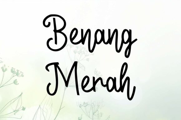 Benang Merah: A Script Font That Elevates Web Design