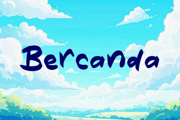 Bercanda: A Script Font for Crafters and Product Creators