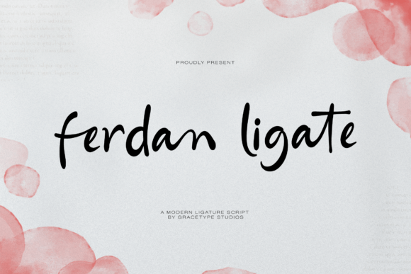 Ferdan Ligate: A Script Font for Dynamic Web Design