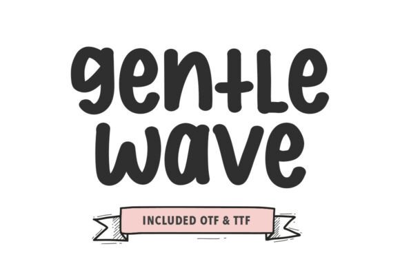 Gentle Wave: A Handwritten Brush Font for Authentic Branding