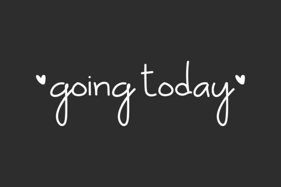 Going Today: A Script Font for Editorial Elegance