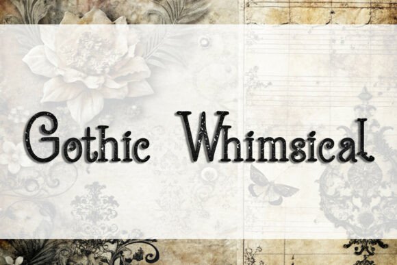 Gothic Whimsical Font: A Stylish Upgrade for Your Brand