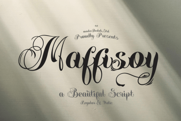 How Maffisoy Boosted My Bakery’s Brand with a Luxurious Script Font