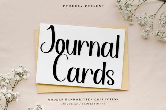 Journal Cards: A Font for Thoughtful Design