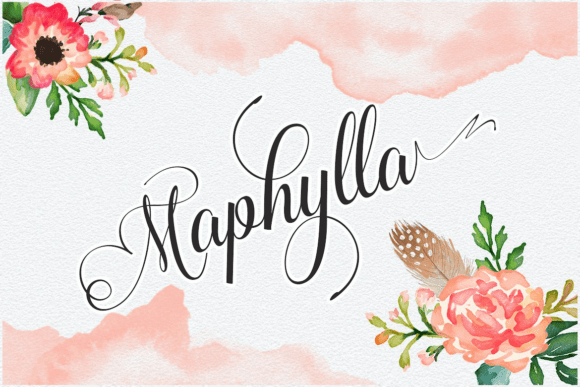 Maphylla: A Modern Calligraphy Font for Web Design