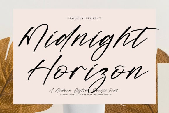 Midnight Horizon: A Font That Elevates Digital Branding