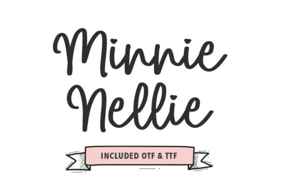 Minnie Nellie: A Handwritten Brush Font for Bold Branding