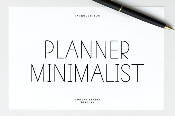 Planner Minimalist: A Timeless Script Font for Digital Design