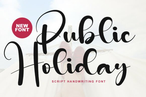 Public Holiday: A Script Font for Modern Web Design