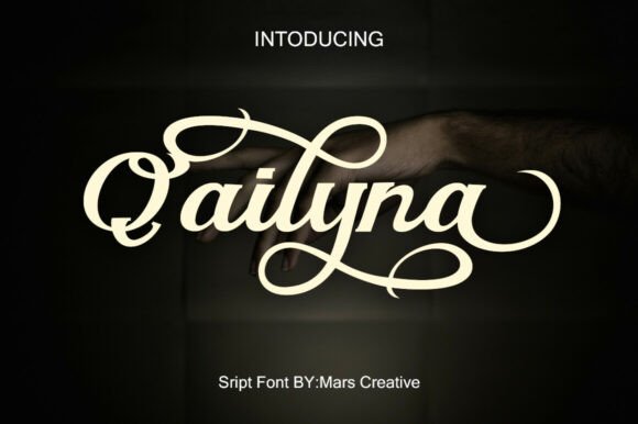 Qailyna: A Script Font That Elevates Campaign Design