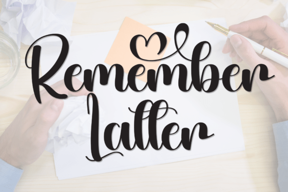 Remember Latter: A Font That Elevates Your Brand