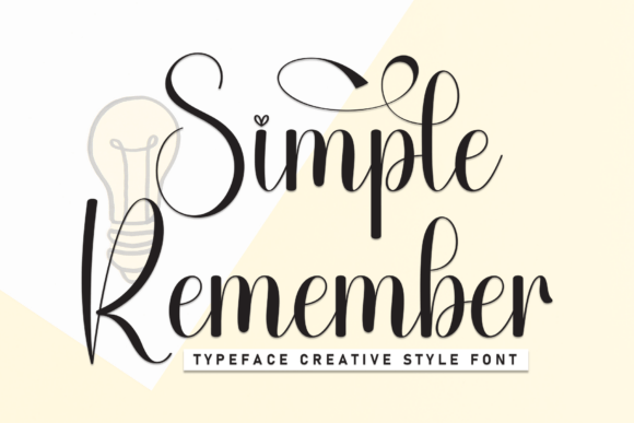 Simple Remember: A Handwritten Font for Warm Branding