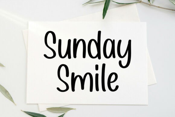 Sunday Smile: A Font for Warmth and Web Design
