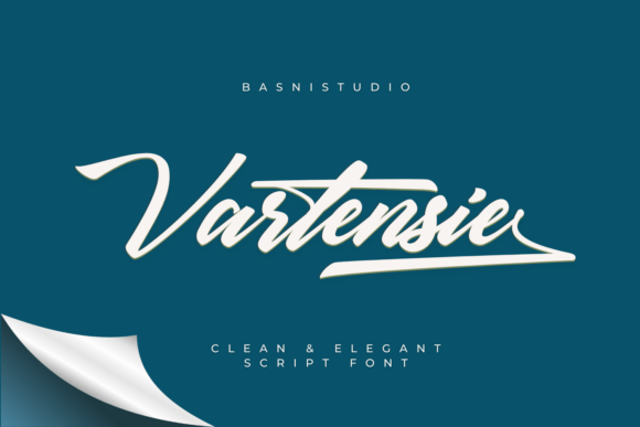 Vartensie Script Font for Web Design